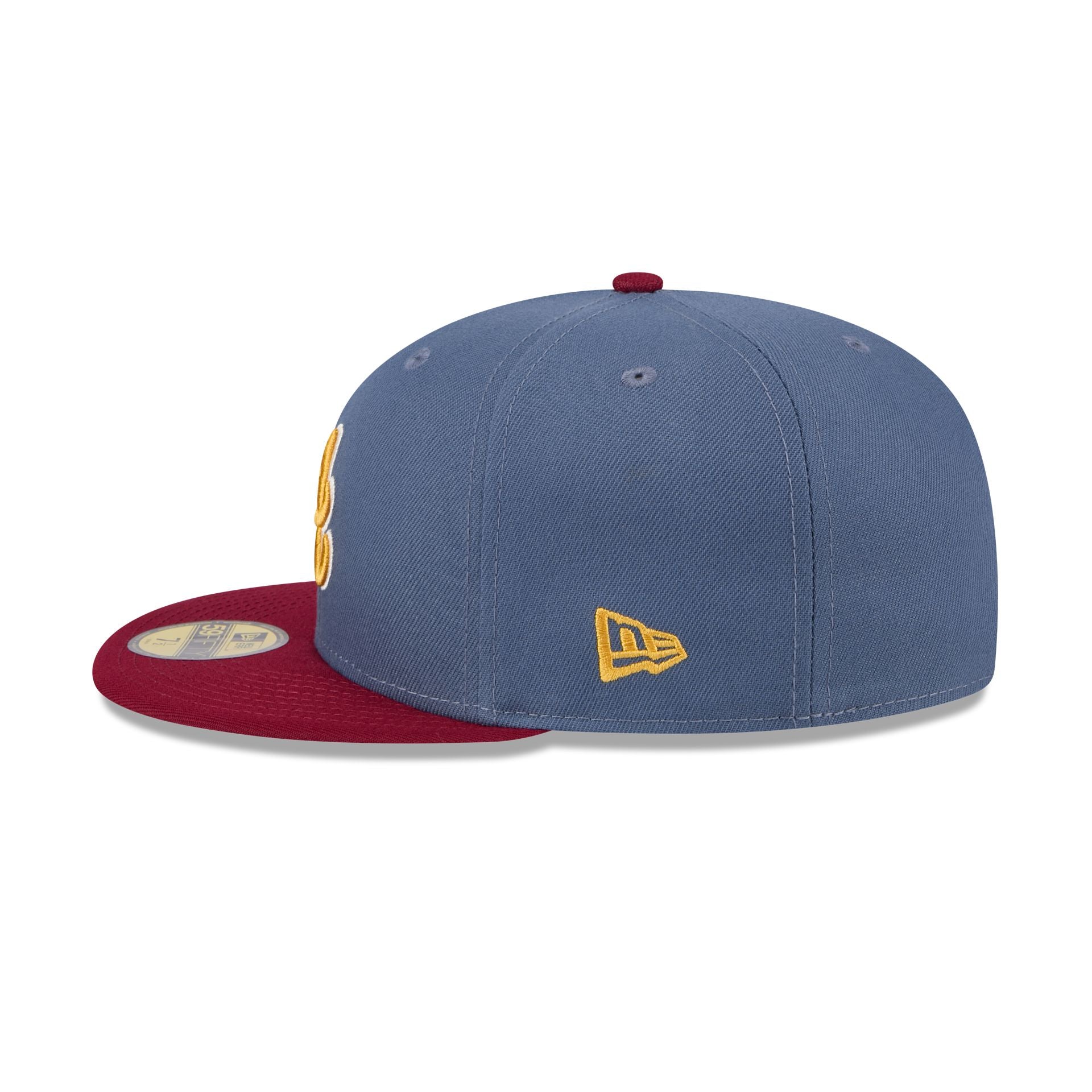 Atlanta Braves Deep Blue 59FIFTY Fitted Hat