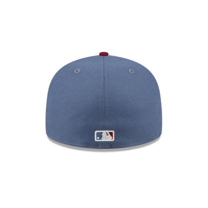 Atlanta Braves Deep Blue 59FIFTY Fitted Hat