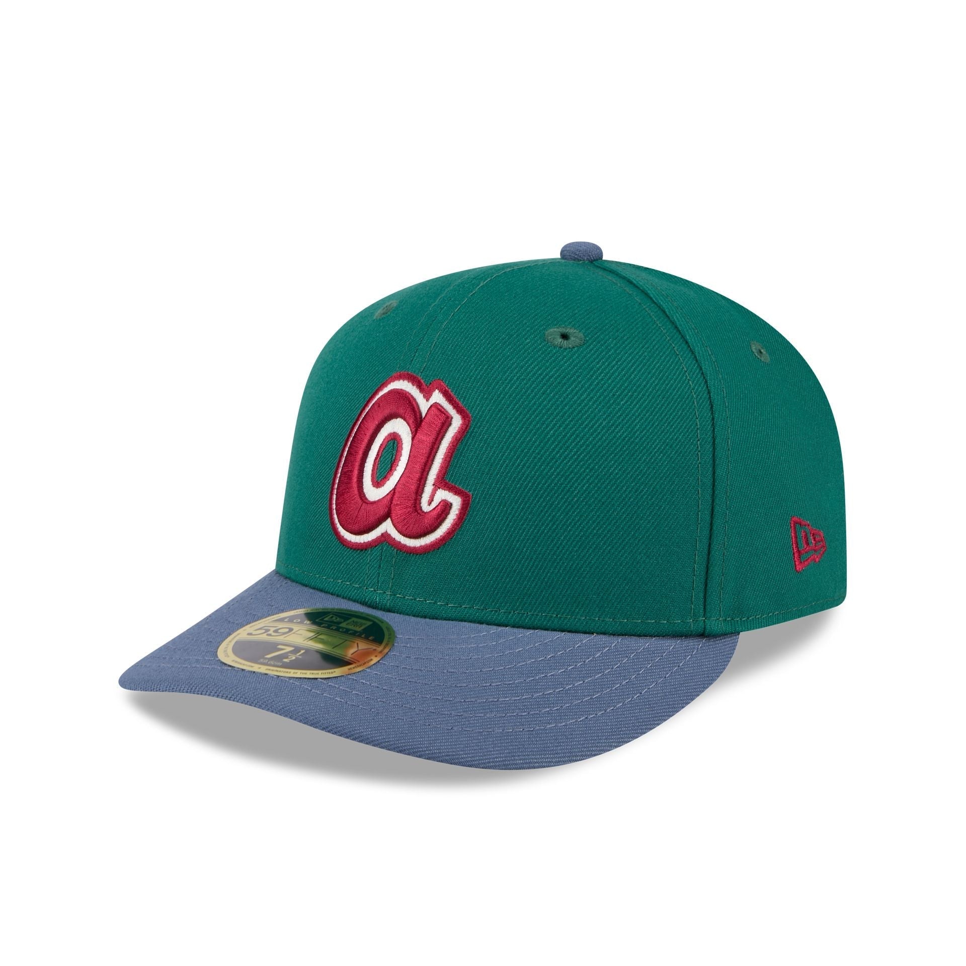 Atlanta Braves Green Gemstone Low Profile 59FIFTY Fitted Hat