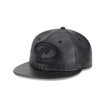 Arizona Diamondbacks Genuine Leather Retro Crown 9FIFTY Strapback Hat