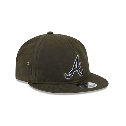 Atlanta Braves Rifle Green Retro Crown 9FIFTY Adjustable Hat