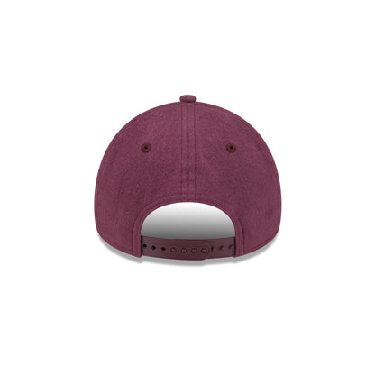 Atlanta Braves Moleskin Crown Maroon 9FORTY A-Frame Snapback Hat