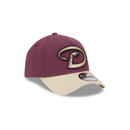 Arizona Diamondbacks Moleskin Crown Maroon 9FORTY A-Frame Snapback Hat