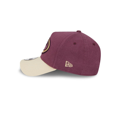 Arizona Diamondbacks Moleskin Crown Maroon 9FORTY A-Frame Snapback Hat