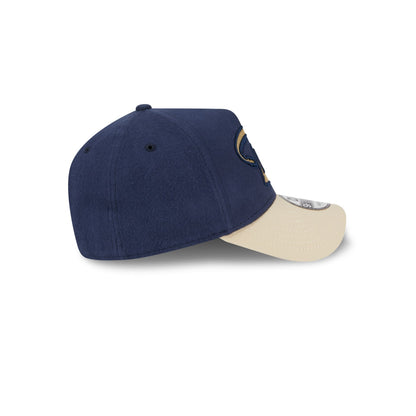 Arizona Diamondbacks Moleskin Crown Navy 9FORTY A-Frame Snapback Hat