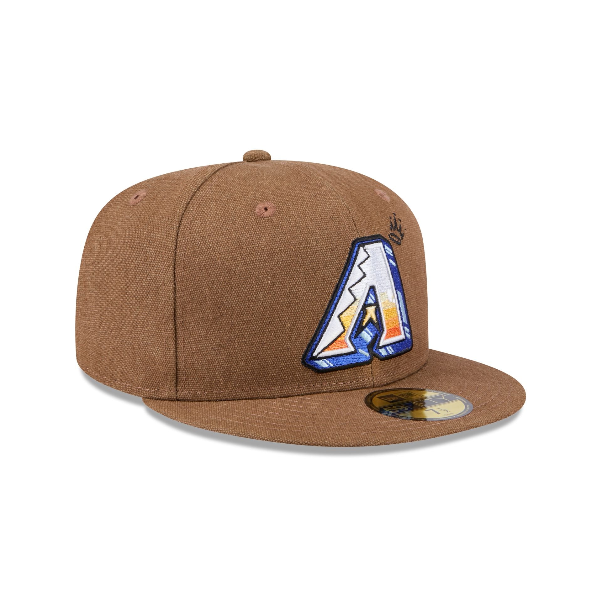 Arizona Diamondbacks Logo Scribble 59FIFTY Fitted Hat