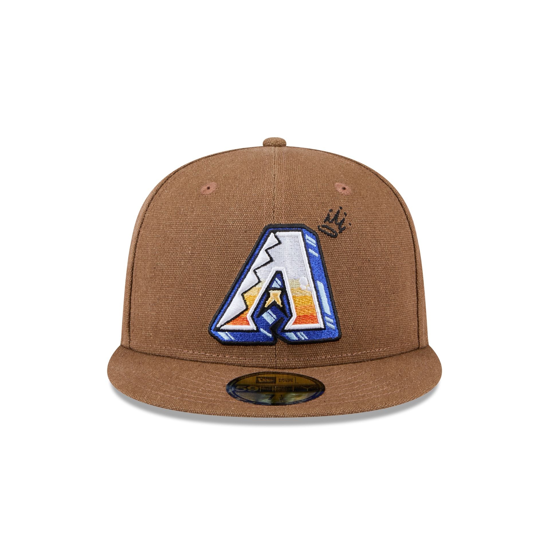 Arizona Diamondbacks Logo Scribble 59FIFTY Fitted Hat