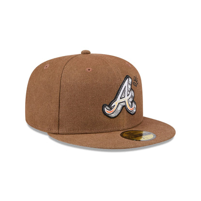 Atlanta Braves Logo Scribble 59FIFTY Fitted Hat