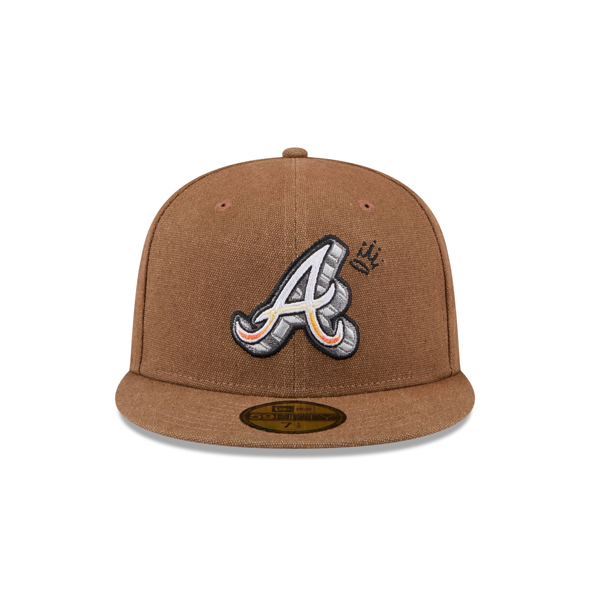 Atlanta Braves Logo Scribble 59FIFTY Fitted Hat