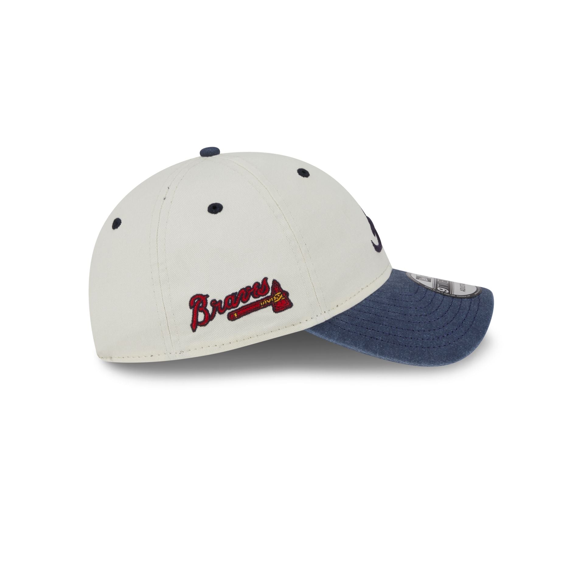 Atlanta Braves Classic Sidescript 9TWENTY Adjustable Hat