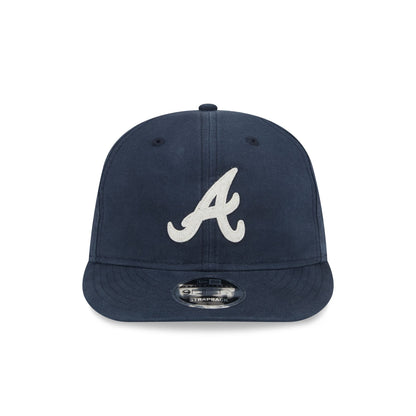 Atlanta Braves Canvas Felt Retro Crown 9FIFTY Adjustable Hat