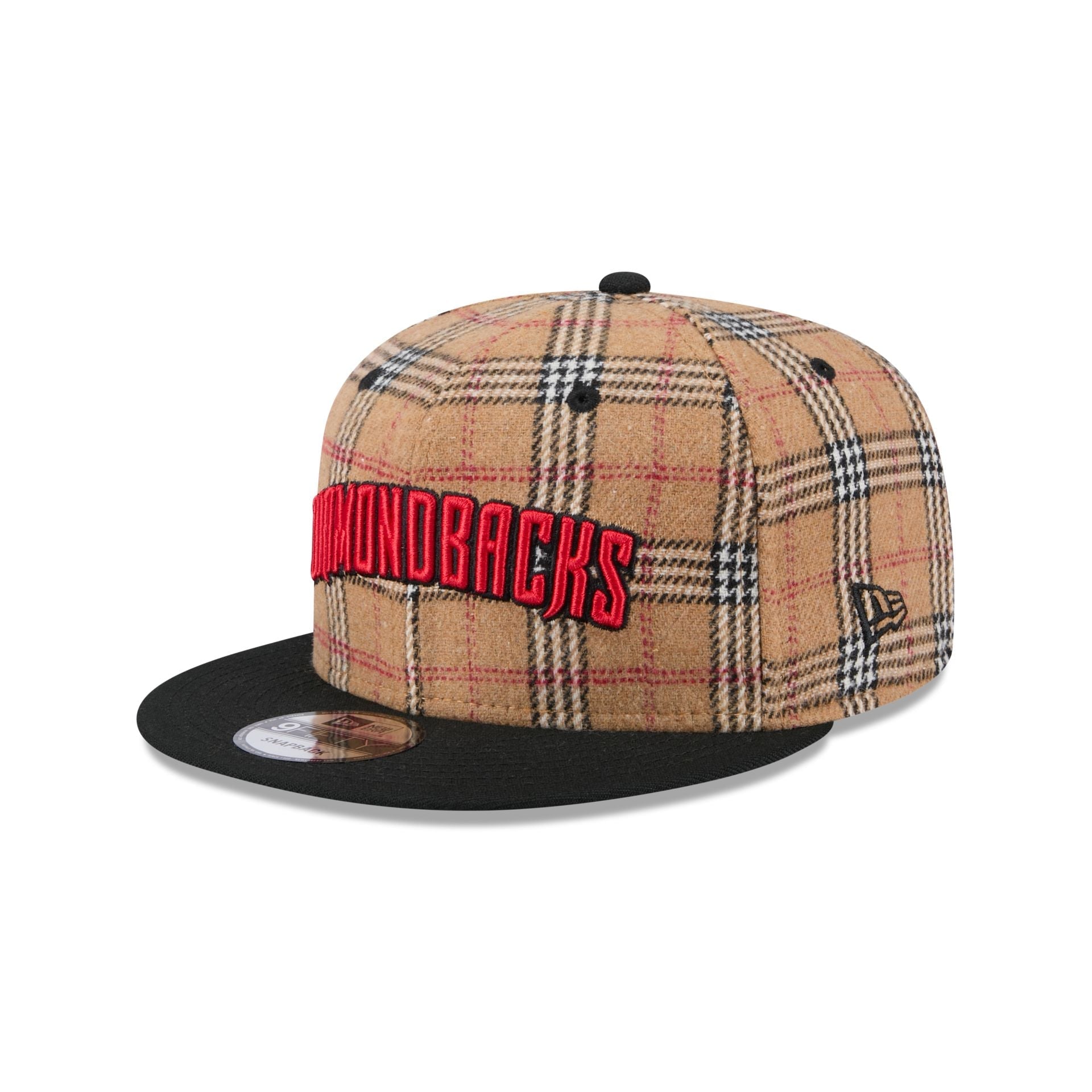 Arizona Diamondbacks Tan Tartan 9FIFTY Snapback Hat