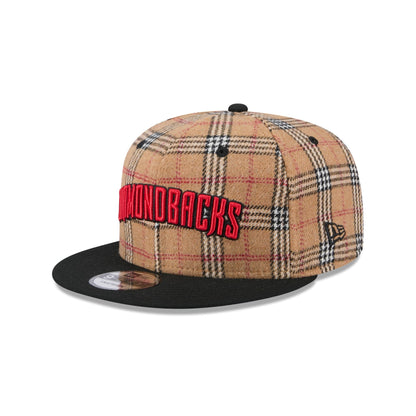 Arizona Diamondbacks Tan Tartan 9FIFTY Snapback Hat