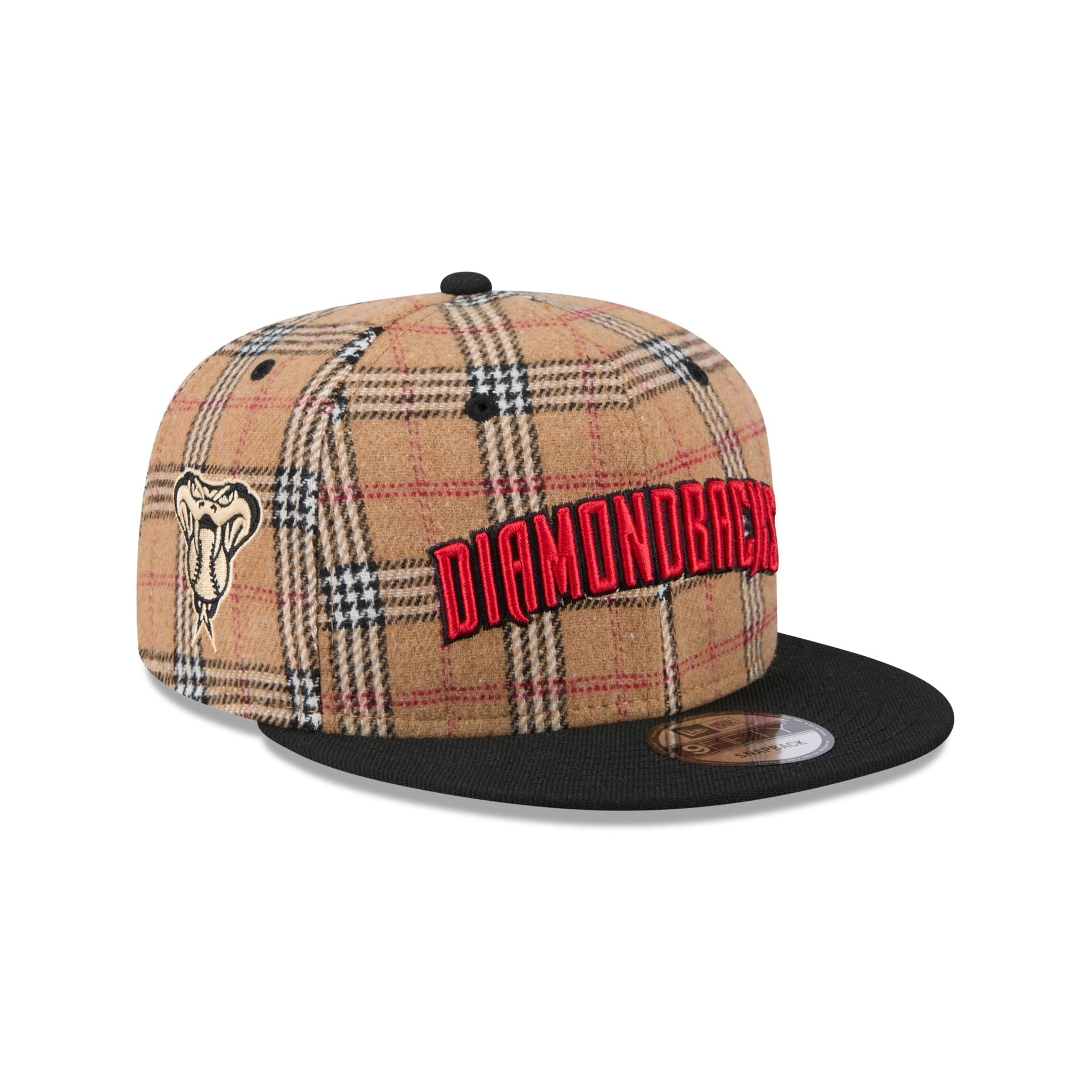 Arizona Diamondbacks Tan Tartan 9FIFTY Snapback Hat