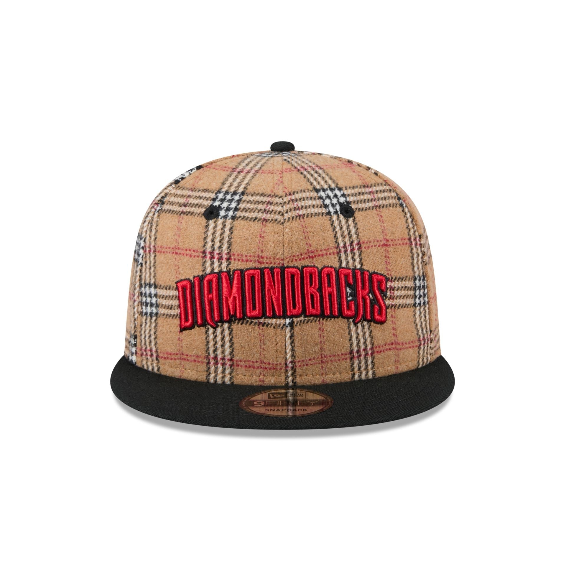 Arizona Diamondbacks Tan Tartan 9FIFTY Snapback Hat