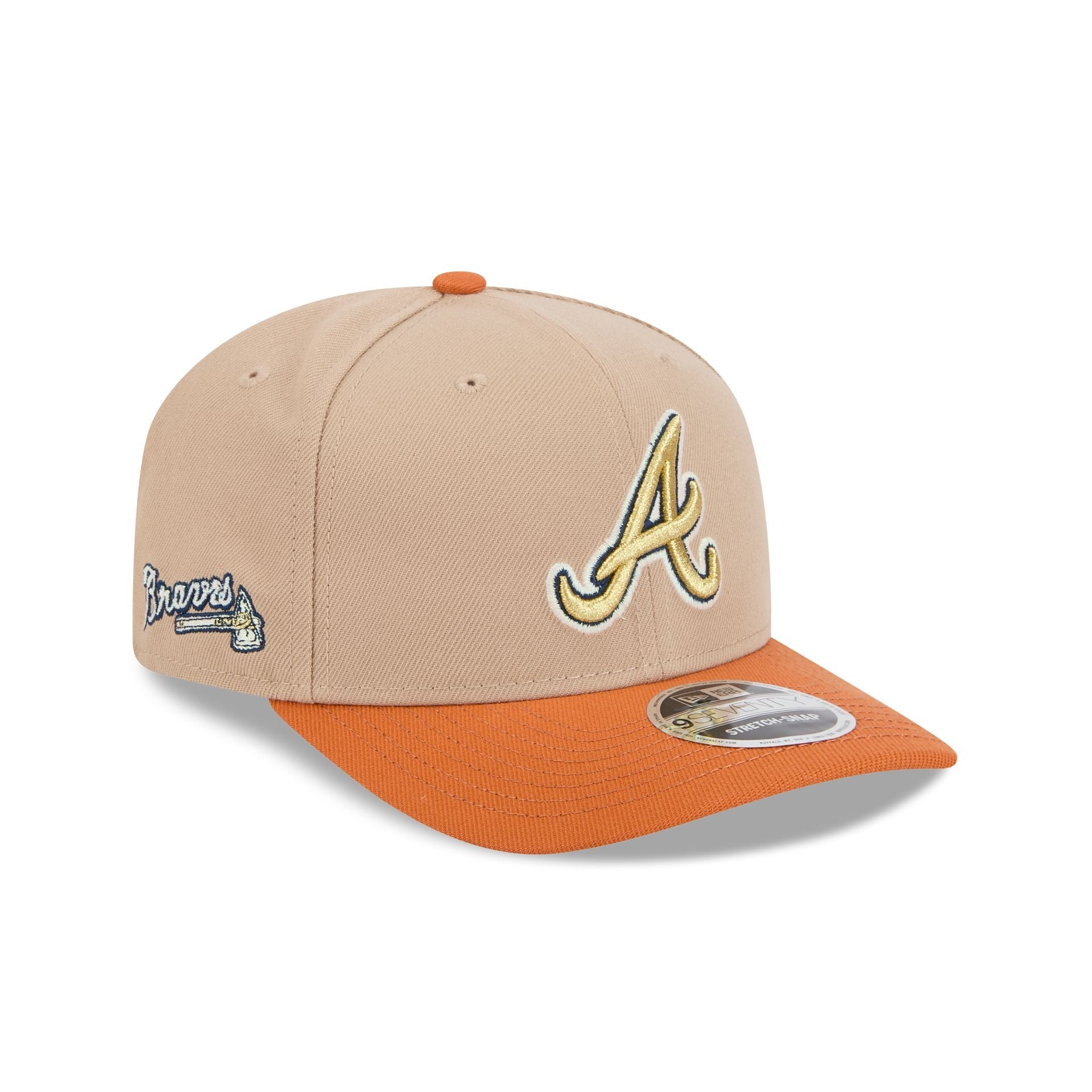 Atlanta Braves Sandy Rust 9SEVENTY Snapback Hat