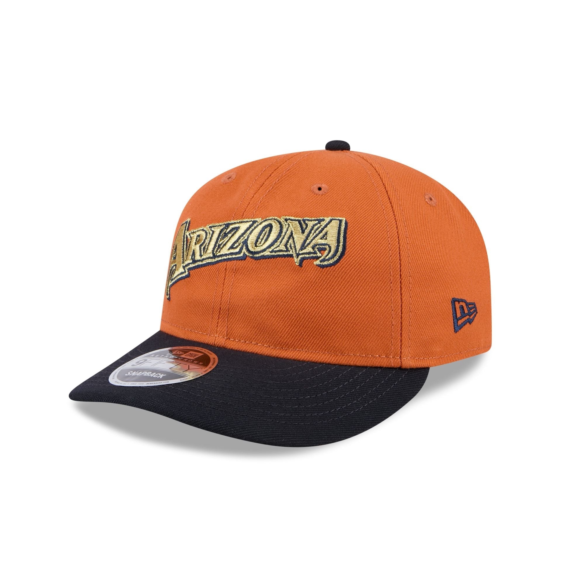 Arizona Diamondbacks Gold Wood Retro Crown 9FIFTY Snapback Hat