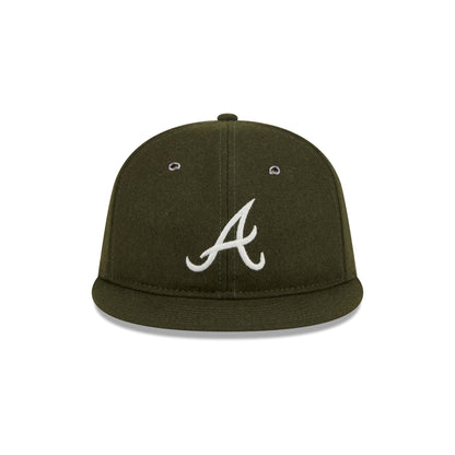 Atlanta Braves New Olive Wool Retro Crown 59FIFTY Fitted Hat