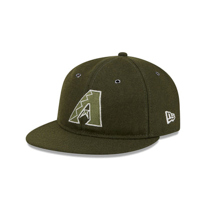 Arizona Diamondbacks New Olive Wool Retro Crown 59FIFTY Fitted Hat