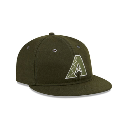 Arizona Diamondbacks New Olive Wool Retro Crown 59FIFTY Fitted Hat