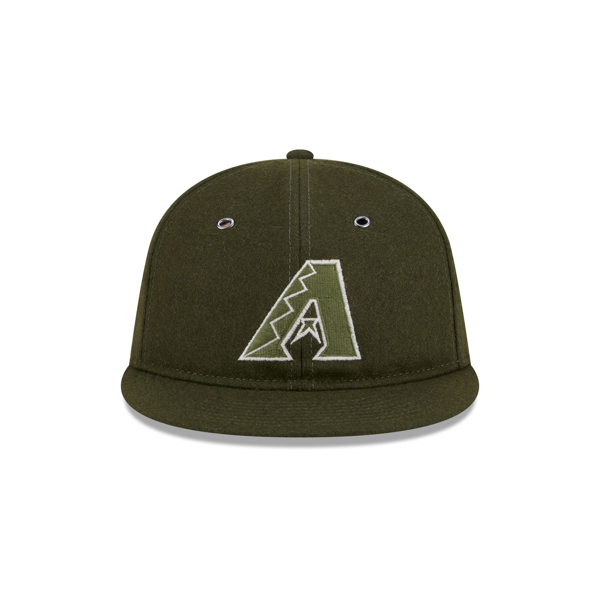 Arizona Diamondbacks New Olive Wool Retro Crown 59FIFTY Fitted Hat