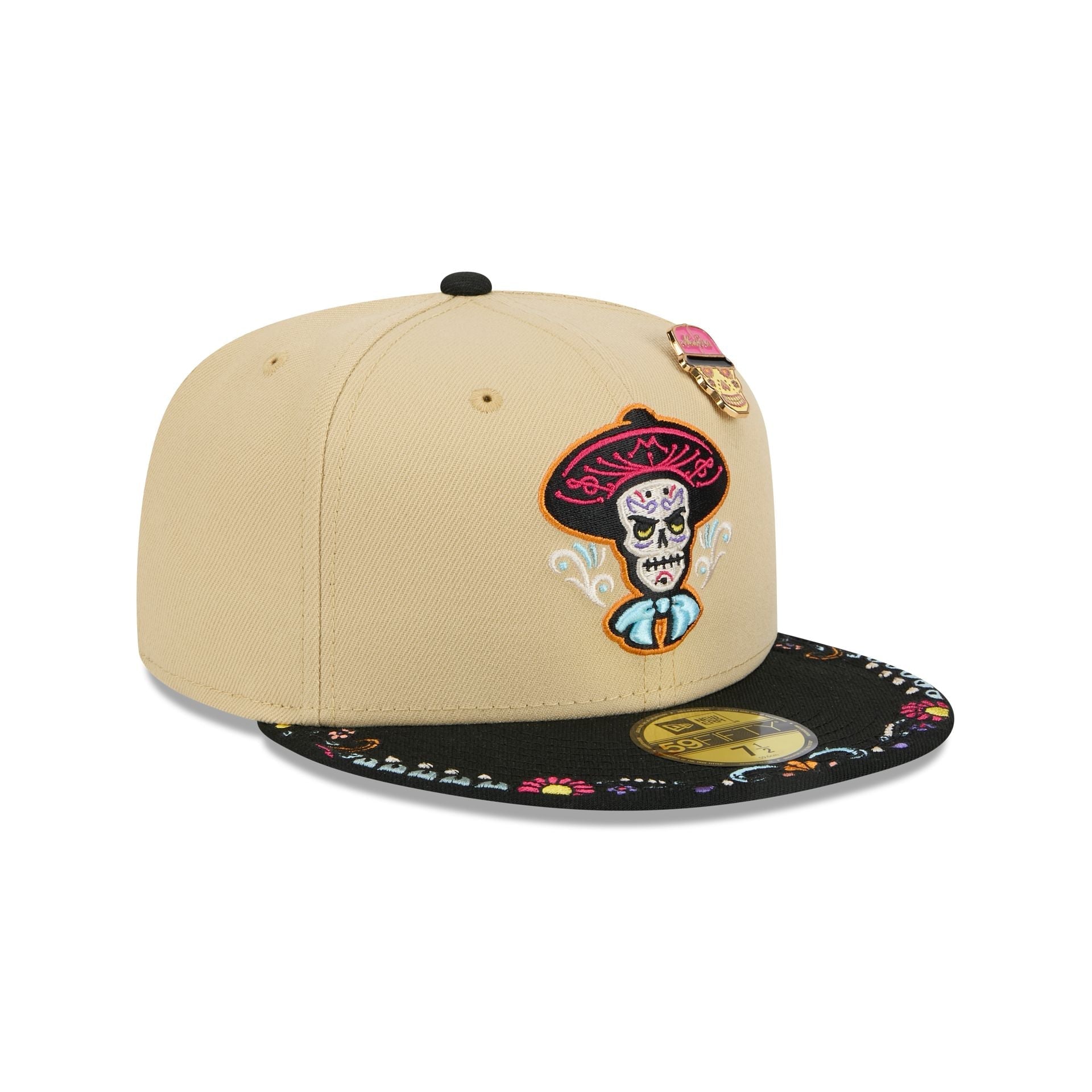 Albuquerque Isotopes Skull Pin 59FIFTY Fitted Hat