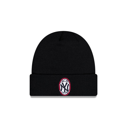 AC Milan x New York Yankees Black Knit Beanie