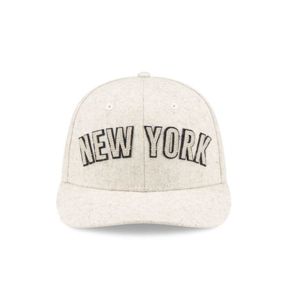 AC Milan x New York Yankees Cream Twill Low Profile 9FIFTY Adjustable Hat