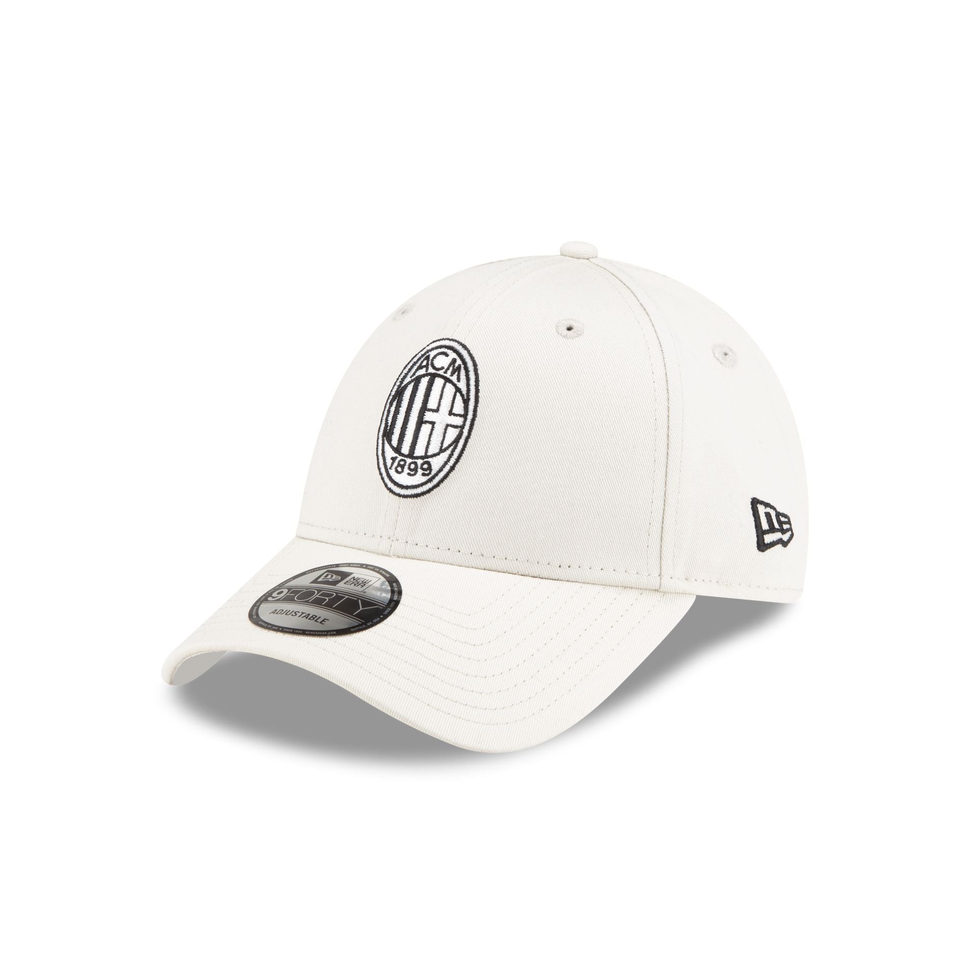 AC Milan x New York Yankees Cream 9FORTY Adjustable Hat