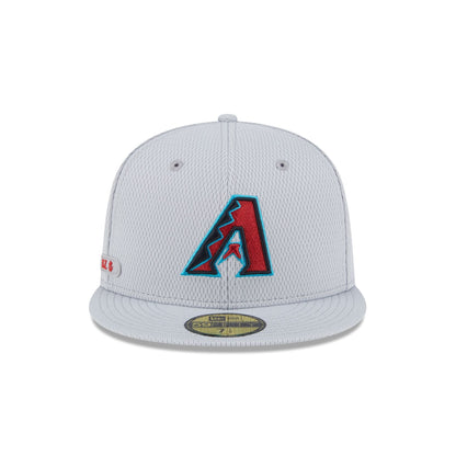 Arizona Diamondbacks 2025 Clubhouse Gray 59FIFTY Fitted Hat