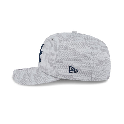 Atlanta Braves 2025 Clubhouse Gray 9SEVENTY Stretch-Snap Hat