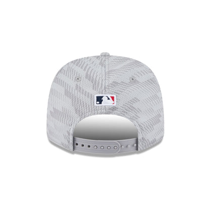 Atlanta Braves 2025 Clubhouse Gray 9SEVENTY Stretch-Snap Hat