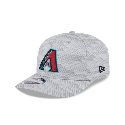 Arizona Diamondbacks 2025 Clubhouse Gray 9SEVENTY Stretch-Snap Hat