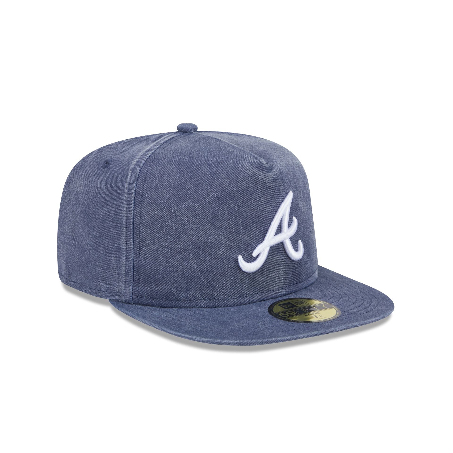 Atlanta Braves Pigment Dye 59FIFTY A-Frame Fitted Hat