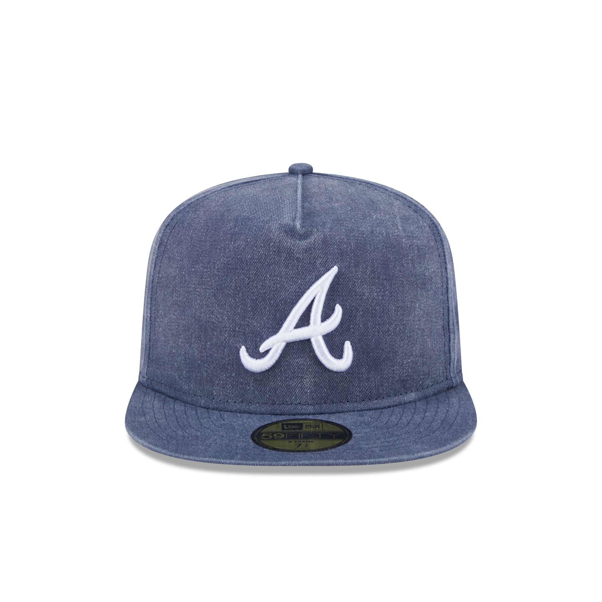 Atlanta Braves Pigment Dye 59FIFTY A-Frame Fitted Hat