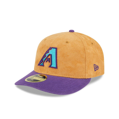 Arizona Diamondbacks Tan Texture Low Profile 59FIFTY Fitted Hat