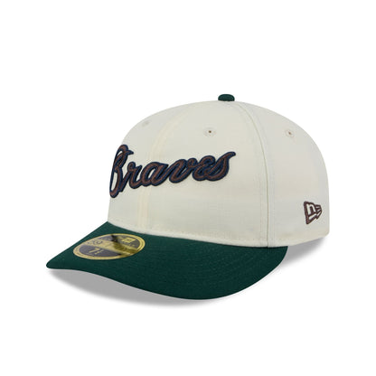 Atlanta Braves Forest Visor Retro Crown 59FIFTY Fitted Hat