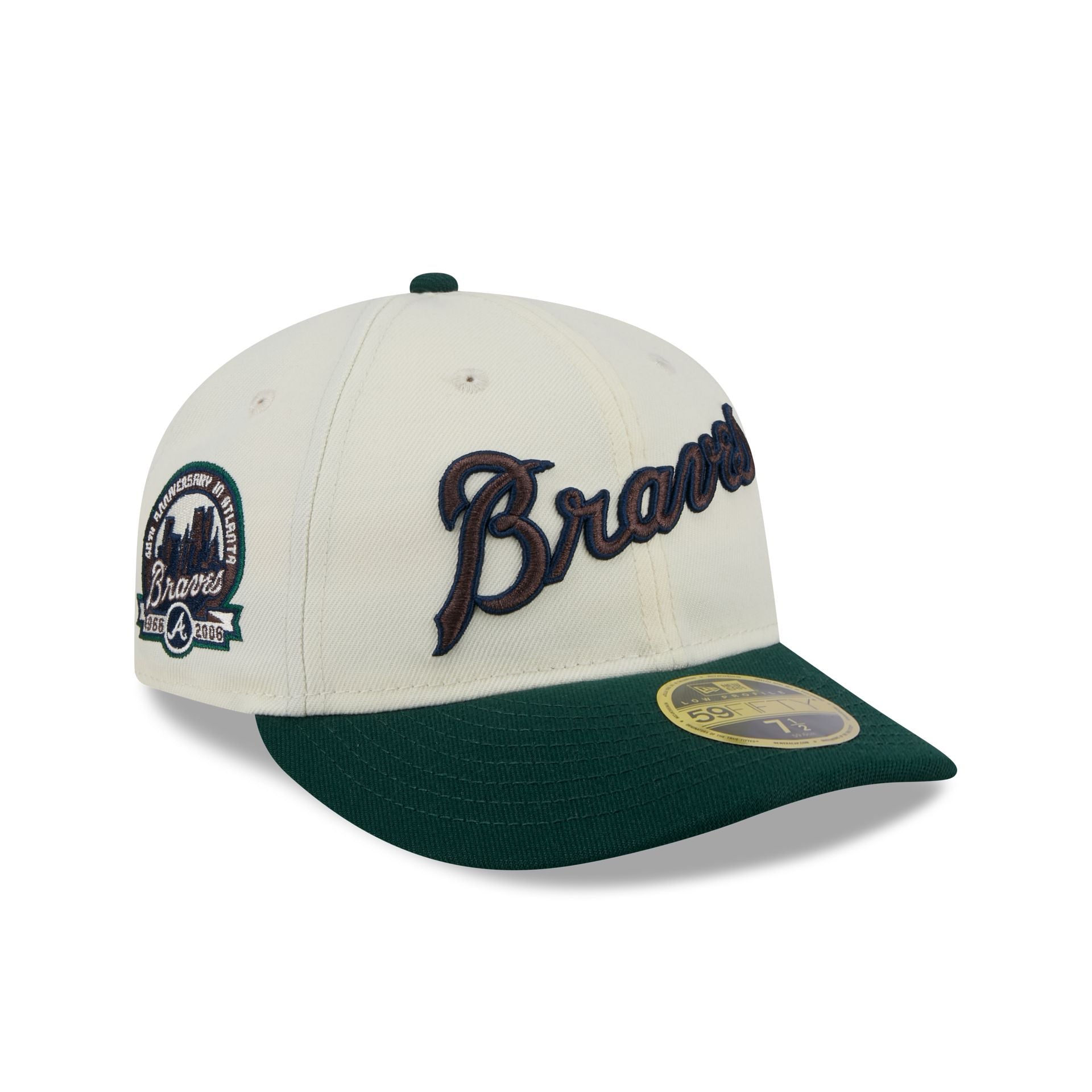 Atlanta Braves Forest Visor Retro Crown 59FIFTY Fitted Hat