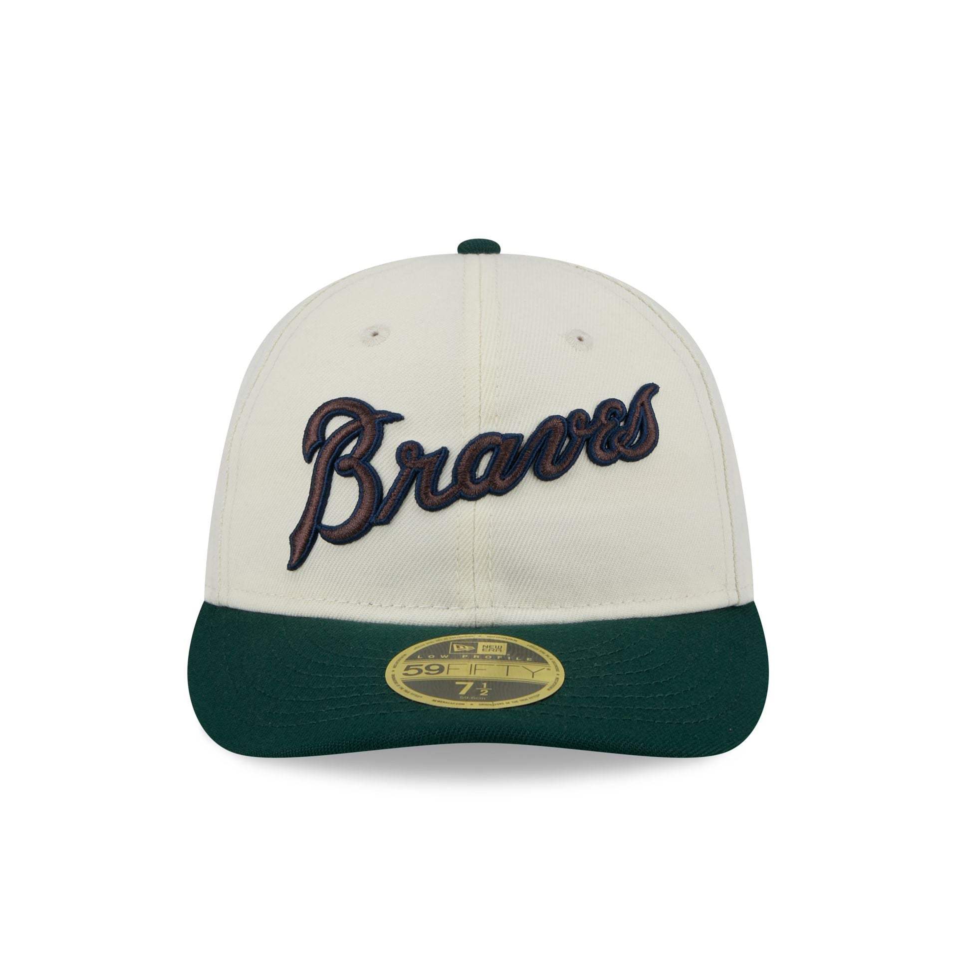 Atlanta Braves Forest Visor Retro Crown 59FIFTY Fitted Hat