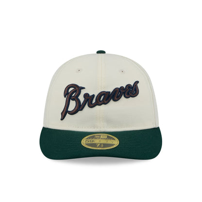 Atlanta Braves Forest Visor Retro Crown 59FIFTY Fitted Hat