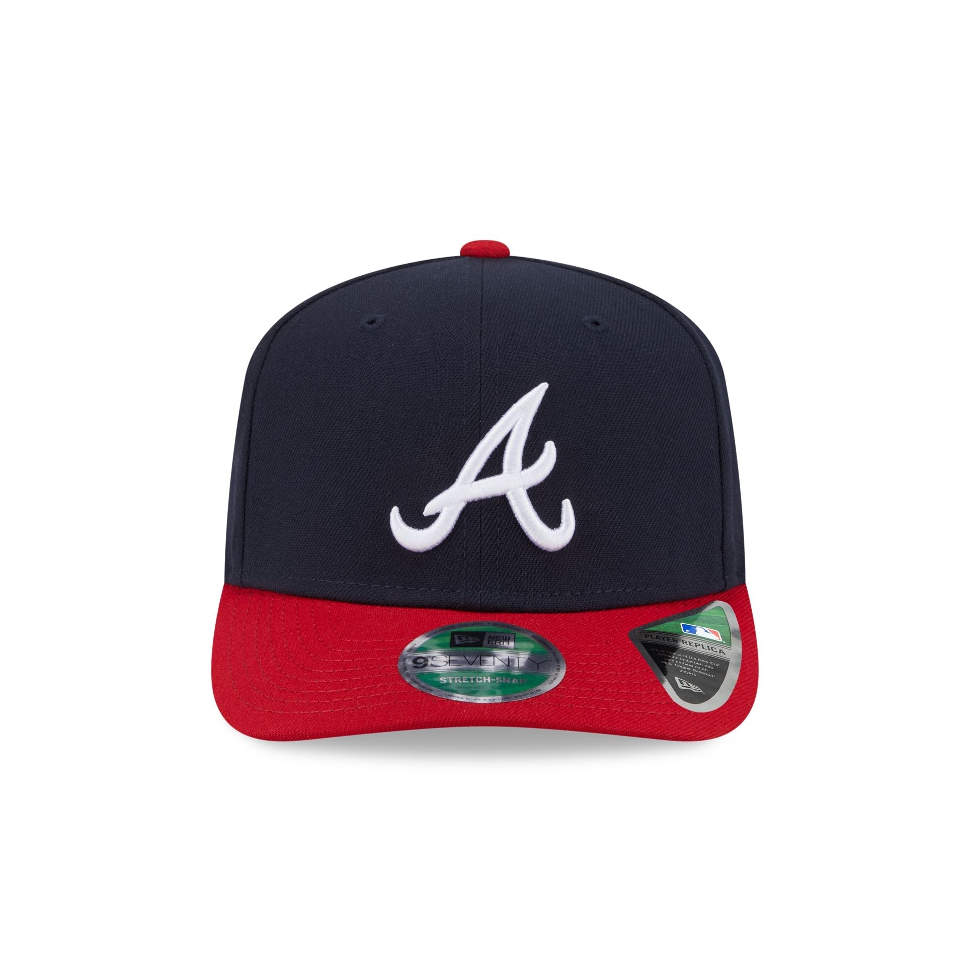 Atlanta Braves Home 9SEVENTY Stretch-Snap Hat