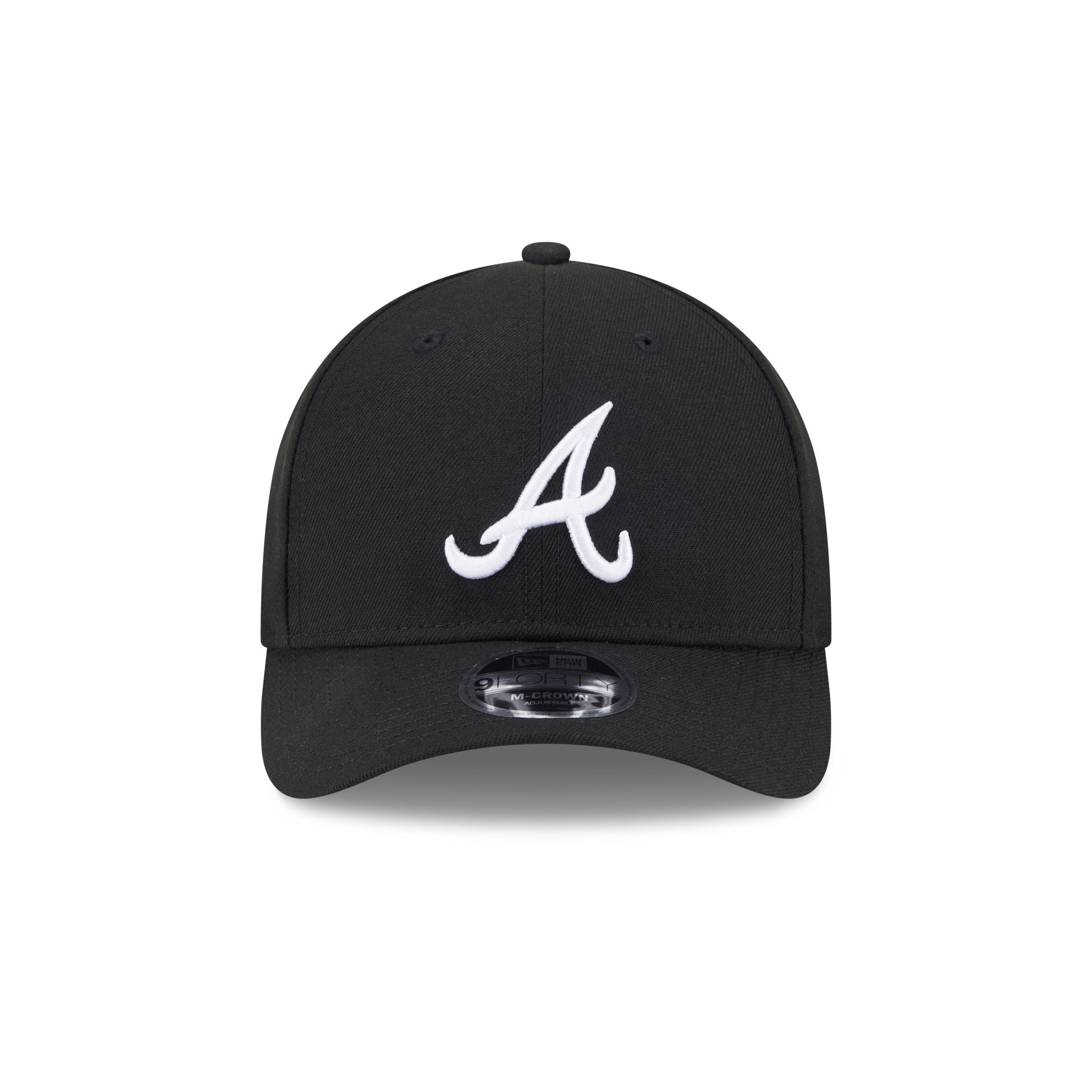 Atlanta Braves Black 9FORTY M-Crown Snapback Hat