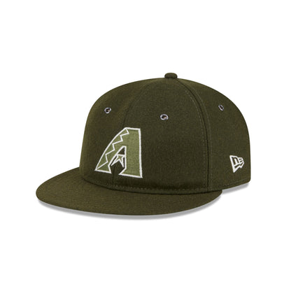 Arizona Diamondbacks New Olive Wool Retro Crown 9FIFTY Adjustable Hat