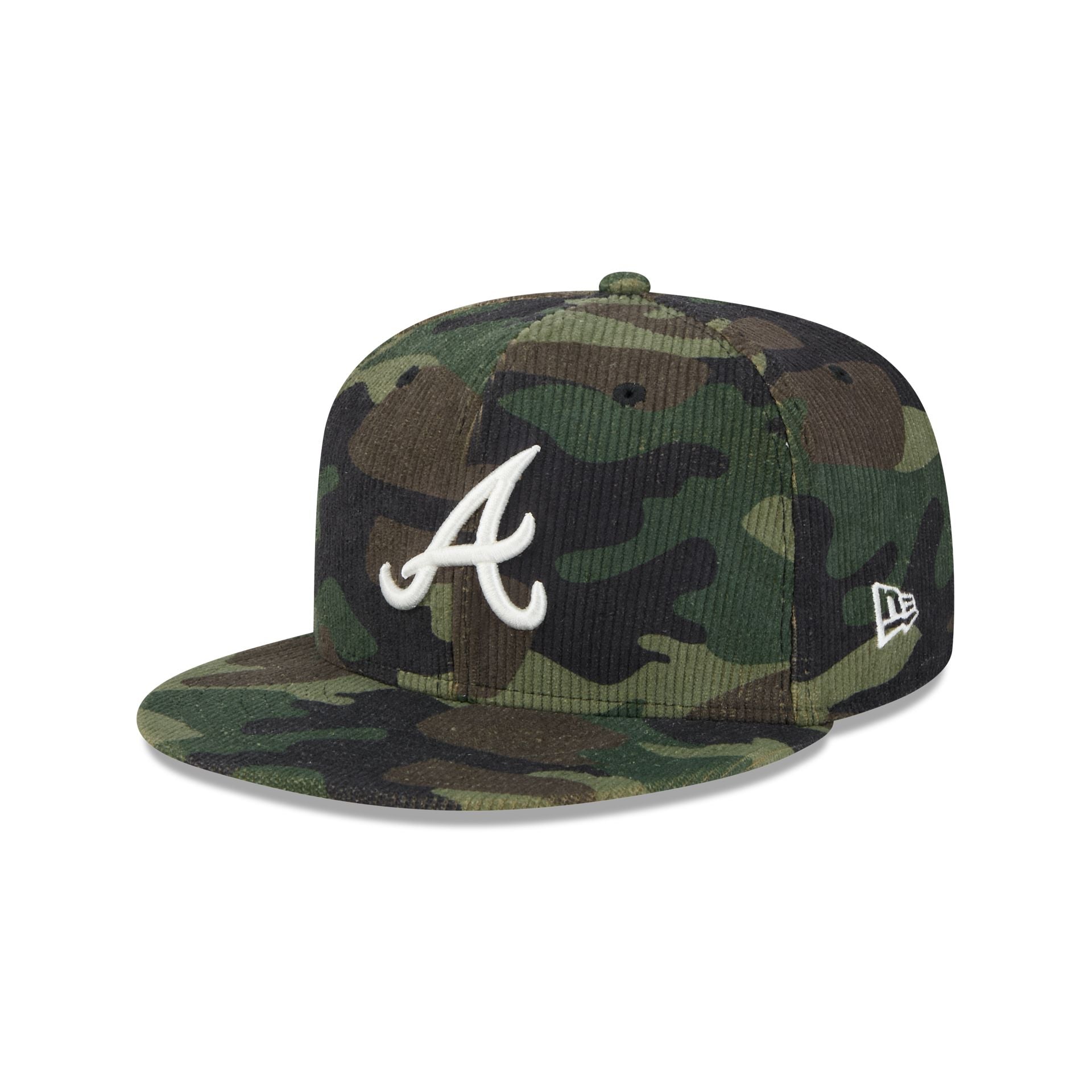 Atlanta Braves Camo Cord 59FIFTY Fitted Hat