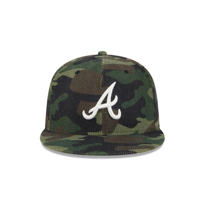 Atlanta Braves Camo Cord 59FIFTY Fitted Hat