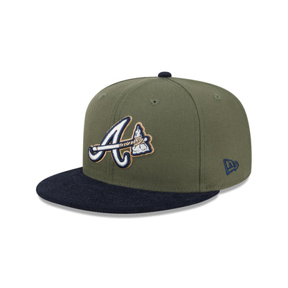 Atlanta Braves Olive Green 59FIFTY Fitted Hat