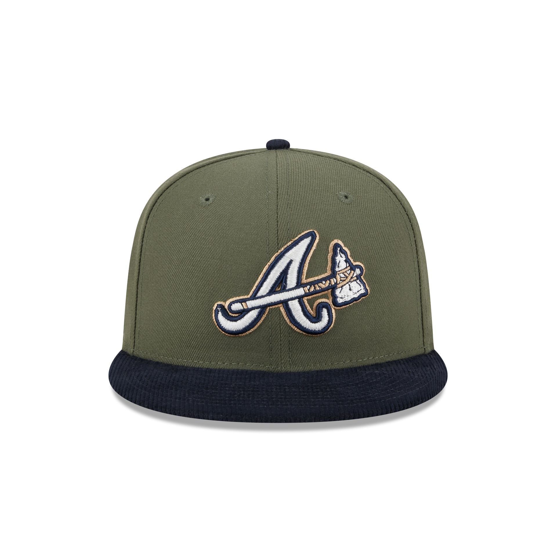 Atlanta Braves Olive Green 59FIFTY Fitted Hat