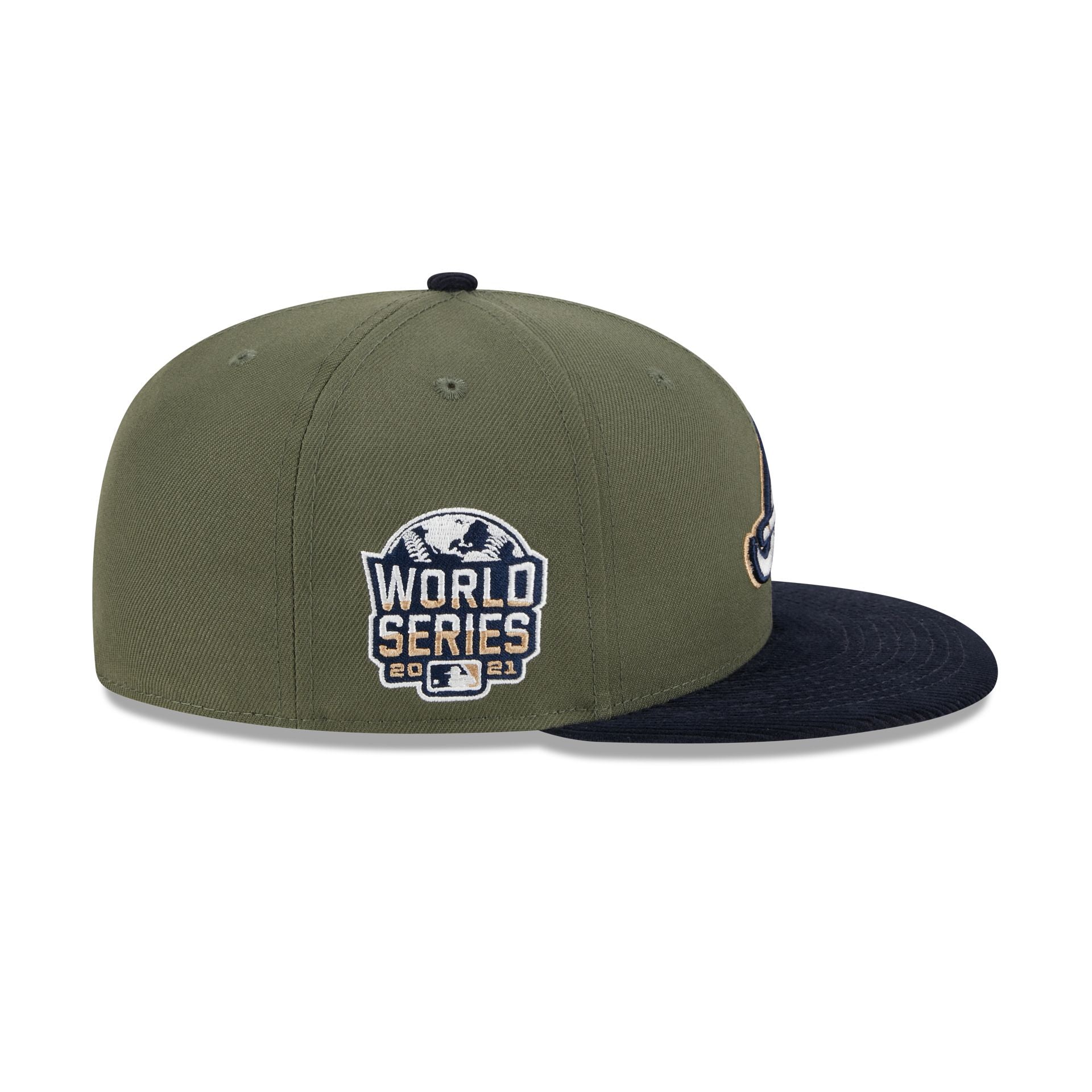 Atlanta Braves Olive Green 59FIFTY Fitted Hat