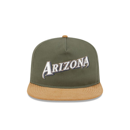 Arizona Diamondbacks Olive Green Golfer Hat