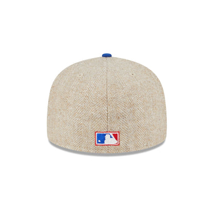 Atlanta Braves Herringbone Moon 59FIFTY Fitted Hat